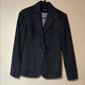 Express Women's Charcoal Blazer